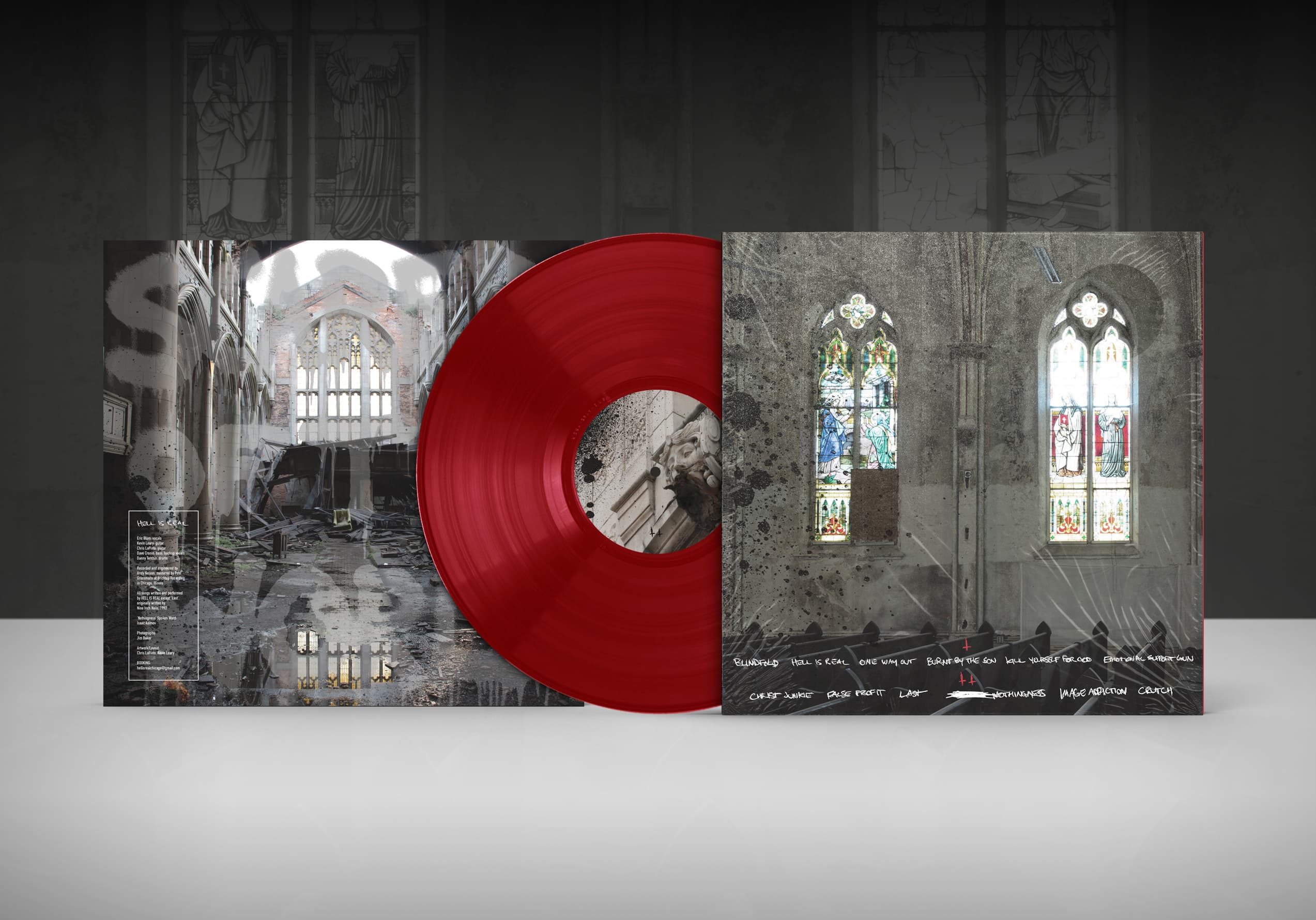 Hell is Real - Scared of the World Vinyl Packaging by Chris Lopinto