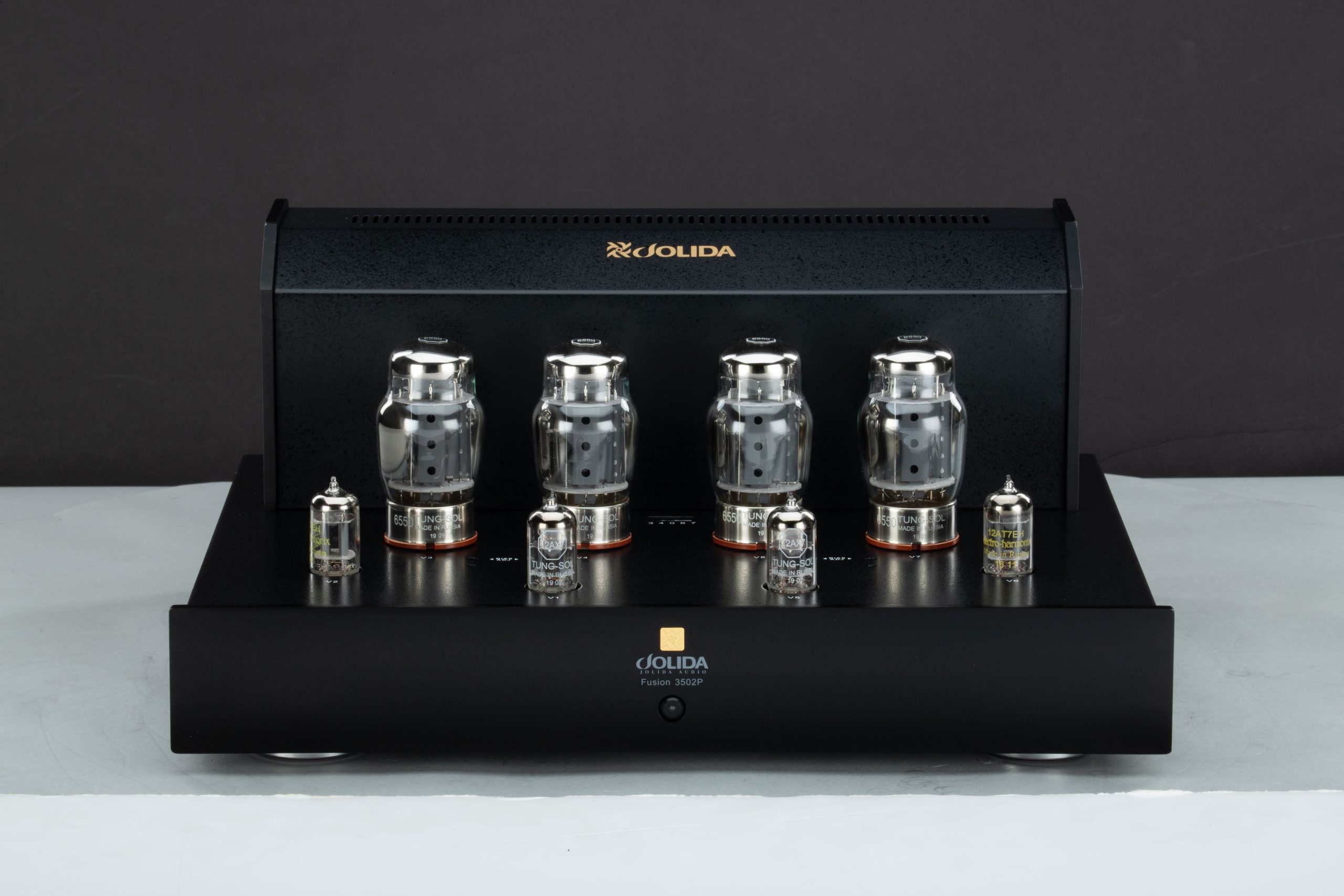 Jolida_Fusion_3502P_Tube_Power_Amp_Black_Front_Before